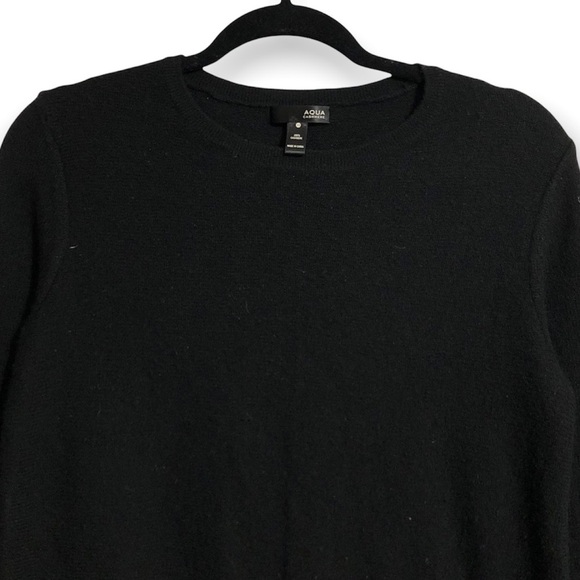 AQUA Cashmere fringe bottom sweater - Picture 2 of 6